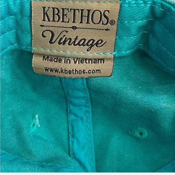 Vintage Teal Football Mom Cap - Picture 6 of 6